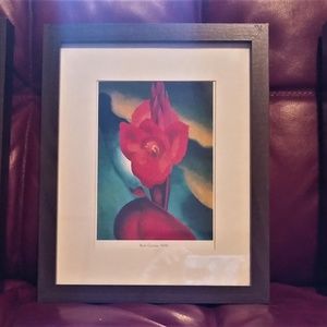 Framed 5"x7" Georgia O'Keefe posters